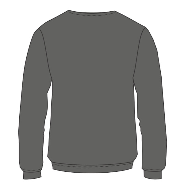 No Minimum Custom Logo Youth Core Fleece Crewneck Sweatshirt PC90Y Back View