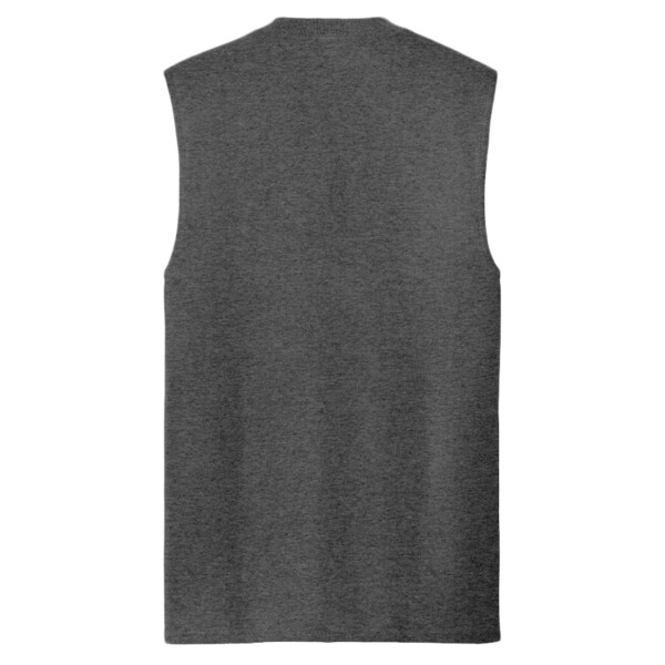 Custom No Minimum Port & Company Core Cotton Sleeveless Tee PC54SL Back View