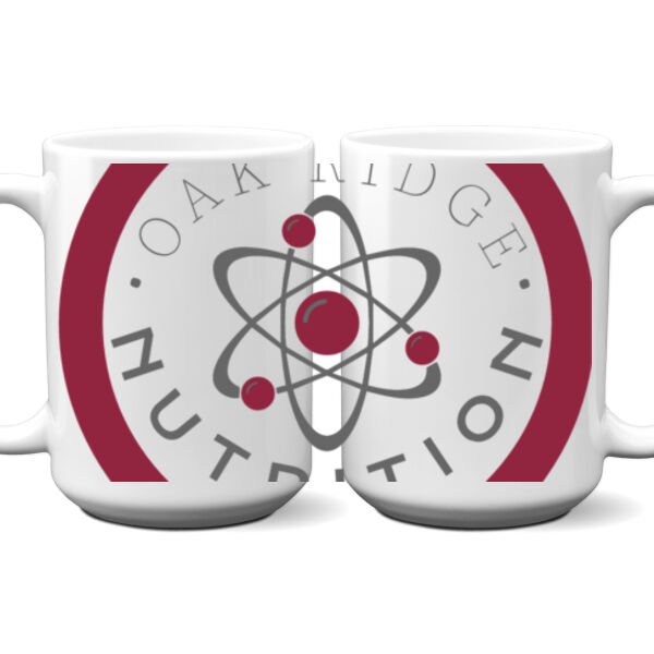 Oak Ridge Nutrition - 15 oz Ceramic Mug, UV Protected, FDA Compliant, Microwave and Dishwasher Safe Thumbnail
