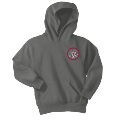 Oak Ridge Nutrition Screen Printed (6 min) - Youth Core Fleece Pullover Hooded Sweatshirt Thumbnail