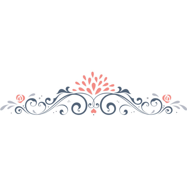 Floral Wedding Divider 4 Thumbnail