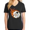 Ladies Core Cotton V-Neck Tee Thumbnail