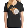 Ladies Core Cotton V-Neck Tee Thumbnail