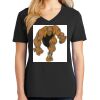 Ladies Core Cotton V-Neck Tee Thumbnail