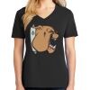 Ladies Core Cotton V-Neck Tee Thumbnail