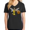Ladies Core Cotton V-Neck Tee Thumbnail