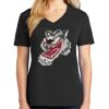 Ladies Core Cotton V-Neck Tee Thumbnail