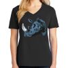 Ladies Core Cotton V-Neck Tee Thumbnail
