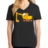 Ladies Core Cotton V-Neck Tee Thumbnail