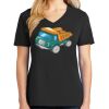 Ladies Core Cotton V-Neck Tee Thumbnail
