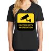 Ladies Core Cotton V-Neck Tee Thumbnail