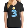 Ladies Core Cotton V-Neck Tee Thumbnail