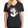 Ladies Core Cotton V-Neck Tee Thumbnail