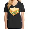 Ladies Core Cotton V-Neck Tee Thumbnail