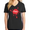 Ladies Core Cotton V-Neck Tee Thumbnail