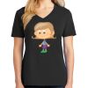 Ladies Core Cotton V-Neck Tee Thumbnail