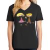 Ladies Core Cotton V-Neck Tee Thumbnail