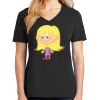 Ladies Core Cotton V-Neck Tee Thumbnail