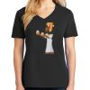 Ladies Core Cotton V-Neck Tee Thumbnail