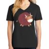 Ladies Core Cotton V-Neck Tee Thumbnail