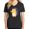 Ladies Core Cotton V-Neck Tee Thumbnail