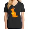 Ladies Core Cotton V-Neck Tee Thumbnail