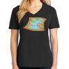 Ladies Core Cotton V-Neck Tee Thumbnail
