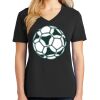 Ladies Core Cotton V-Neck Tee Thumbnail