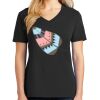 Ladies Core Cotton V-Neck Tee Thumbnail