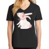 Ladies Core Cotton V-Neck Tee Thumbnail