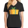 Ladies Core Cotton V-Neck Tee Thumbnail