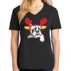 Ladies Core Cotton V-Neck Tee Thumbnail