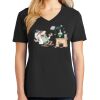 Ladies Core Cotton V-Neck Tee Thumbnail