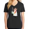 Ladies Core Cotton V-Neck Tee Thumbnail