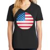Ladies Core Cotton V-Neck Tee Thumbnail