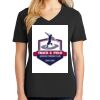 Ladies Core Cotton V-Neck Tee Thumbnail