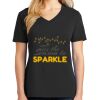 Ladies Core Cotton V-Neck Tee Thumbnail