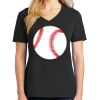 Ladies Core Cotton V-Neck Tee Thumbnail
